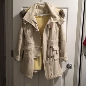 Free people wool jacket cream